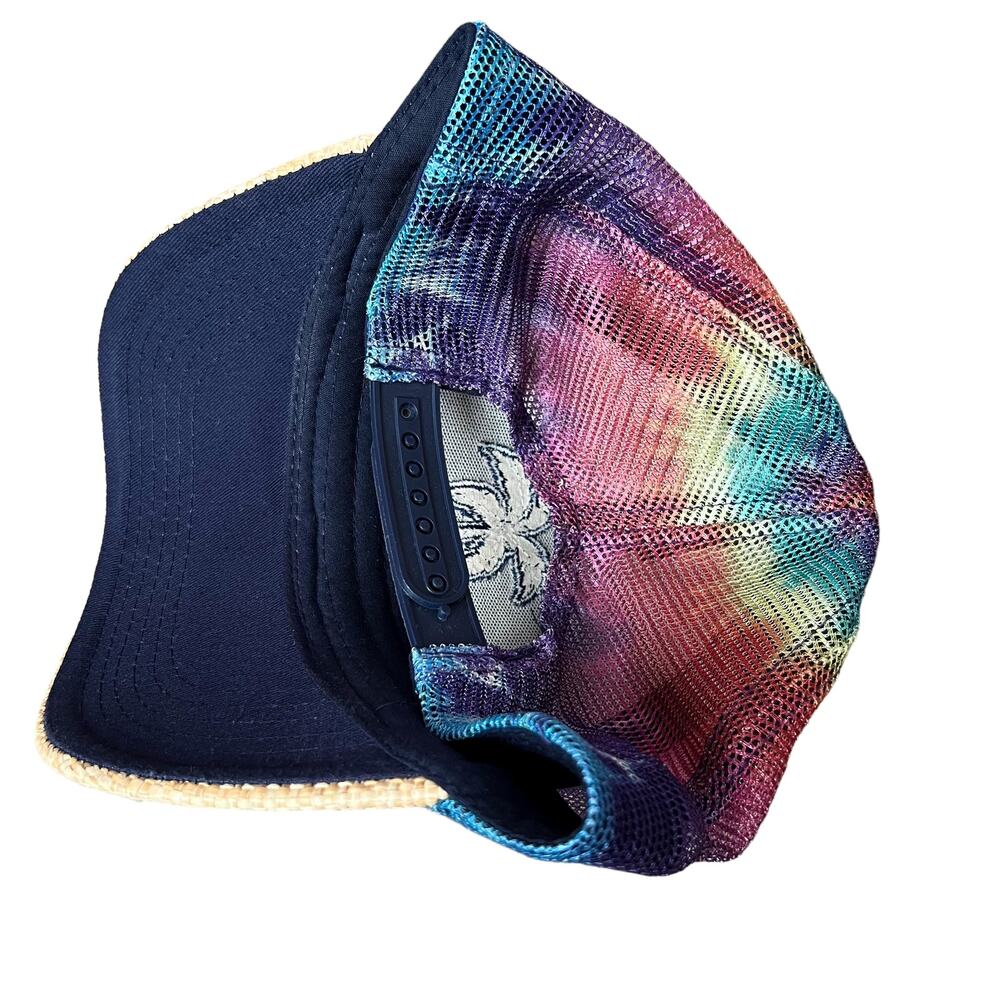 Tie Die Palm Tree Trucker Hat - Picture 5 of 6